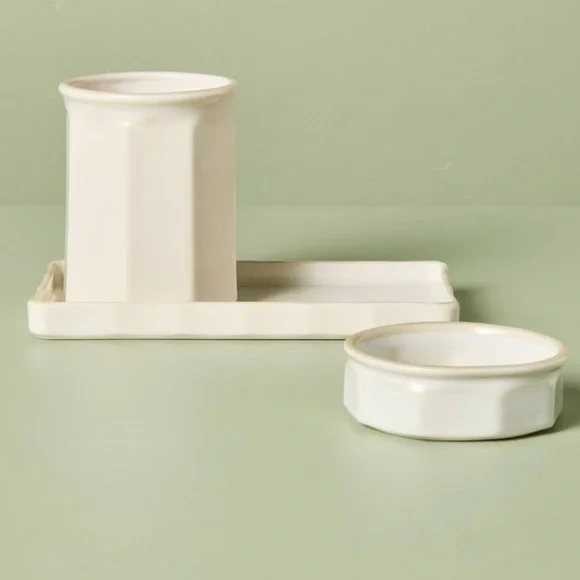 NWT Hearth & Hand Desk Organizer Ceramic - Picture 1 of 5